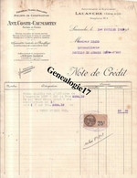 21 0435 LACANCHE COTE D' OR 1925 Fonderie Tolerie Emaillerie ANT. COSTE -  CAUMARTIN Maitres De Forges - Fonte Atelier - 1900 – 1949