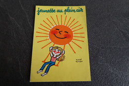 Carte Jeunesse Au Plein Air De 1977 Illustrateur Hervé Morvan - Morvan