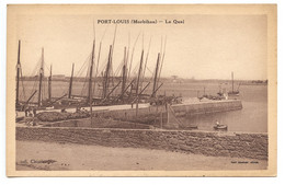 Port Louis, Le Quai, France, Postcard, CPA, Unused - Other & Unclassified