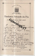 41 0371 BLOIS 1937 DISTRIBUTION DE PRIX SOLENNELLE DE NOTRE DAME DES AYDES -  Signe H. GALANDEAU - Diploma & School Reports