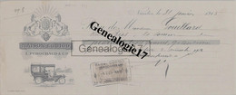 44 1073 NANTES LOIRE INF 1915 Ets MAISON COBIGO Succ L. PEROCHAUD Cie A GOUILLARD - Lettres De Change