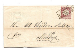 Brs256 / DEUTSCHES REICH -  Mi.Nr. 4 Ex Bremen 1872 Nach Minden - Briefe U. Dokumente