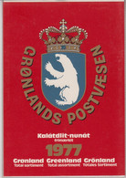 1977 ** GREENLAND (Sans Charn,MNH, Postfris) YEAR PACK THICK 1977 Yv. 88/92    Mi. 100/04 (5v.) Inc. CHRISTMAS STAMP - Komplette Jahrgänge