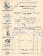 69 2785 LYON RHONE 1940 Papiers Photographiques SALVADORI Et  LEPERCHE FRANGIALLI Heliographique Usine PARIS 37 Pl - Matériel & Accessoires