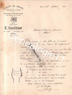 69 1700 LYON RHONE 1901 GUERISON DES HERNIES Ets E. GAUTHIER - Reins Flottans ( Medecine Chirurgie ) - Otros & Sin Clasificación
