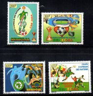 Sénégal 2004 Tunisie Coupe D'Afrique Des Nations Africa Cup CAN Fussball Football Soccer 4 Val. RARE MNH - Senegal (1960-...)