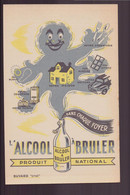 Buvard ( 21 X 13.5 Cm ) " Alcool à Brûler " - Produits Ménagers