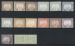 Hong Kong 1920's On Assorted Postage Dues, MUH/MLH/FU - Nuevos