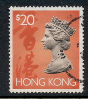 Hong Kong 1992-97 QEII Portrait $20 FU - Gebruikt