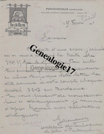 71 1081 PONTANEVAUX SAONE LOIRE 1931 HOSTELLERIE DES COMPAGNONS DE JEHU - Invoices