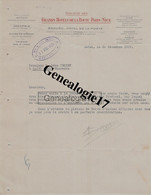 71 1055 AUTUN SAONE LOIRE 1929 GRANDS HOTELS DE LA ROUTE PARIS NICE D SAULIEU Ets BONNEAU De VALENCE GRENBLE NICE CANNES - Factures