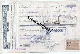 71 0324 CHALON SUR SAONE LOIRE 1924 COMPTOIR CENTRAL DES USINES A FAULX DE STYRIE ALLEMAGNE AUTRICHE - Autriche