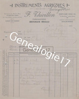 69 5904 BRIGNAIS RHONE 1921 Instruments Agricoles J. THIVILLON Constructeur Rateleuse Ratelet - Agriculture