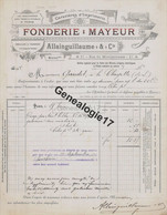 75 19640 PARIS SEINE 1901 Caracterere Imprimerie ALLAINGUILLAUME Succ FONDERIE - MAYEUR Rue Montparnasse A GAUDET - 1900 – 1949