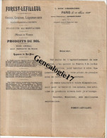 75 04261 PARIS 1900 Grain Graine Legume Sec FOREST - LEFILLEUL 1 Rue Lemrcier - Morue Et  Noir Animal - Agriculture