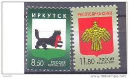 2011. Russia, Definitives, COA Of Towns, 2v, Mint/** - Nuovi