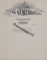 75 16511 PARIS SEINE -vierge- CINEMA Distribution De Films LA GENERALE Rue Paul Escudier - FILM CINEMAS - Otros & Sin Clasificación