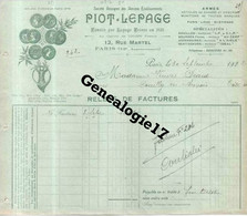 75 06070 PARIS 1929 Ets PIOT - LEPAGE 12 Rue Martel Chasse Carabine Armes De Defense - Jouets Escrime  à DIARD - Esgrima