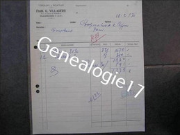 F 63 OLLIERGUES Tondeuses Secateurs G VILLADERE 1957 - Agriculture