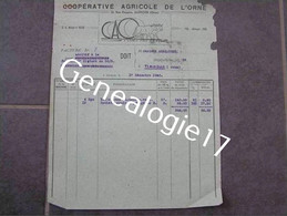 F 61 ALENCON Cooperative Agricole De L Orne 15 Rue Demees L Union Fait La Force 1945 Dest M. ALEXANDRE VIEUX PONT - Agriculture