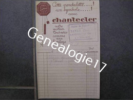 F 59 LANDRECIES Atelier De Reparation BAVAY Ch 1936 Publicite CHANTECLER - Agriculture