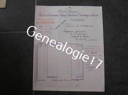 F 59 DENAIN Societe Anonyme Hauts Fourneaux Forges Acieries DENAIN Et  ANZIN 1941 - Agriculture