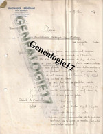 83 0019 TOULON VAR Electrecité TSF T.S.F RENE MENJELOU 4 Rue Des Boucheries 1937 Installation Rue Lafayette Mr BOUIS - Literature & Schemes