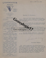 99 0206 DIVERS MARINE - BATEAUX - 1923 L EXPORTATEUR FRANCAIS - Autres & Non Classés