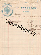 96 2593 AUTRICHE OSTERREICH WIEN 1877 Industrie FR. ROSENBERG Vormals Breul Rosenberg - Österreich