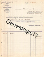 96 2583 SUISSE SCHWEIZ ZURICH - ENGE 1908 Bonneterie LEUTHOLD FRERES Cie Dest HENRI MALART - Suisse