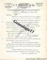 96 1226 PAYS BAS HOLLANDE HOLLAND ROTTERDAM 1935 Expeditiebedrijf J.T VERVLOET And Co - Lieber's Et  Bentleys RUDO - Pays-Bas