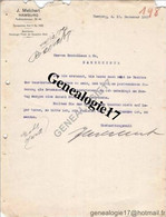 96 1068 ALLEMAGNE DEUTSCHLAND HAMBURG HAMBOURG 1907 Ets J. MELCHERT Ferdinandstrasse 38 - 44 - 1900 – 1949