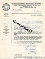96 1030 ETATS UNIS United States Of America NEW YORK Mr RENE GALLAND - CHAMBRE DE COMMERCE FRANCAISE - Etats-Unis