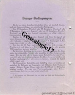 96 1015 ALLEMAGNE DEUTSCHLAND Donauwù¡rth DONAUWORTH 1910 RECHUNG DONAUWÃ‚â€¦RTEHER ZEITSCHIFTEN - 1900 – 1949