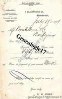 96 0985 ANGLETERRE ENGLAND MANCHESTER 1907 Ets G. M. JONES 9 Blackfriars St - Royaume-Uni