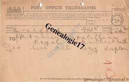 96 0981 ANGLETERRE ENGLAND MATLOCK BATH 1907 POST OFFICE TELEGRAPHS - Telegramme De BRADFORD - Verenigd-Koninkrijk