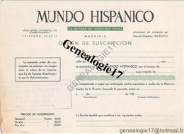 96 0837 ESPAGNE SPAIN MADRID 19.. MUNDO HISPANICO C/o SR COMES   Espaet Ntilde A - Spanje