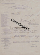96 0809W AUTRICHE AUTRIA WIEN VIENNE 1895 Transports Internationaux SCHENKER And Co Agent BAYER De STAATS EISENBAHNEN - Oostenrijk