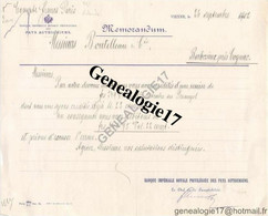 96 0795 AUTRICHE AUTRIA WIEN VIENNE 1902 BANQUE IMPERIALE ROYALE PRIVILEGIEE DES PAYS AUTRICHIENS - Autriche