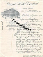 96 0777 BELGIQUE BRUXELLES 1910 GRAND HOTEL CENTRAL Place De La Bourse - Sports & Tourisme