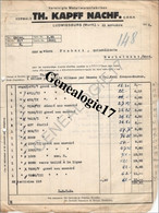 96 0742 BELGIQUE VERVIERS 1950 Manufacture De Garnitures De Garde H. DUESBERG - BOSSON à Mr BOUCHERON Poudrier De Limoge - 1950 - ...