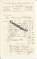 96 0722 ALLEMAGNE SAARBURG TREVES Rhenanie Palatinat 1915 Bucchandlung Papierhandlung G. MORIN SARREBOURG - 1900 – 1949