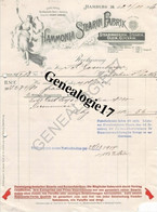 96 0688 ALLEMAGNE HAMBOURG HAMBURG 1913 HAMMONIA STEARIN FABRIK Stearinkerzen Stearin Olein Glycerin - Old Professions