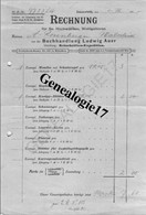 96 0683 ALLEMAGNE DONAUWORTH 1915 BUCHHANDLUNG LUDWIG AUER Fur HOCHWARDEN WOLHLGEBOREN - 1900 – 1949