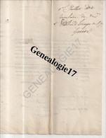 96 0642 SUISSE GENEVE 1834 Ets ROLLAND Et  FAVON Cie Liquidation De Sté ROLLAND - TRIAYRE Attaché VICTOR SEGOND - Suisse