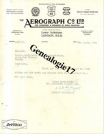 96 0567 ANGLETERRE LONDRES 1948 AEROGRAPH Co LTD Inventors Et  Pioneers Spray Painting - Ver. Königreich