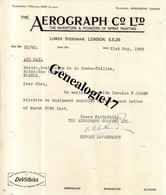 96 0566 ANGLETERRE LONDRES 1948 AEROGRAPH Co LTD Inventors Et  Pioneers Spray Painting - Ver. Königreich