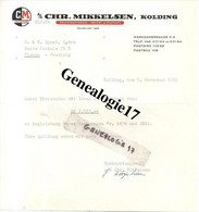 96 0446 DANEMARK KOLDING 1965 Tricotagefabrik CHR. MIKKELSEN KOLDING - Autres & Non Classés