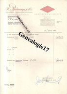 96 0395 SUISSE AUFTRAG / EINTEILUNG ZUR GARNLIEFURUNG Ets H. PERDMENGES JR - Suisse