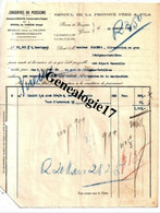 96 0317 POVOA DE VARZIM PORTUGAL Et  GROVE PONTEVEDRA ESPAGNE 1940 Conserverie ERNOUL DE LA PROVOTE PERE Et - Portugal